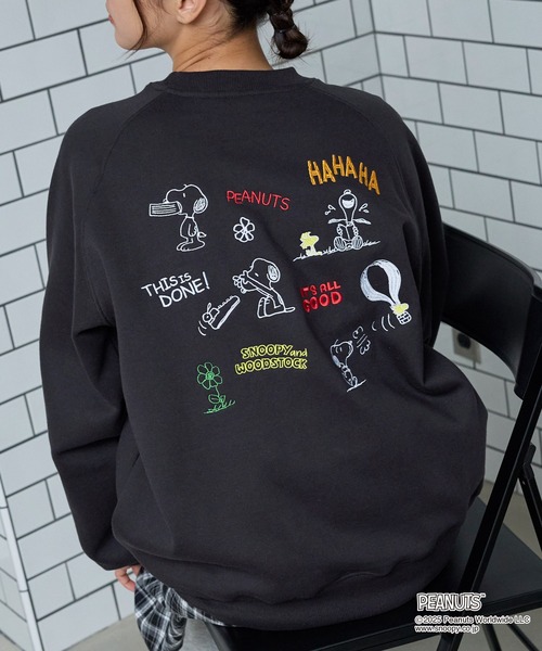 スヌーピー　ピーナッツ　ヴィンテージ　スウェット SHIPS（シップス） トレーナー スウェット 「SHIPS別注」AIRTOWNE