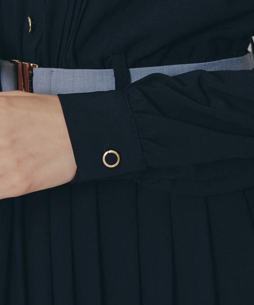 REDYAZEL（レディアゼル） ワンピース プリーツボウタイシャツロング