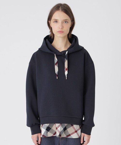 BLUE LABELブルーレーベル クレストブリッジ レイヤードライクパーカー BLUE LABEL CRESTBRIDGE（ブルーレーベルクレストブリッジ） パーカー