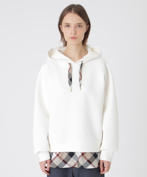 BLUE LABELブルーレーベル クレストブリッジ レイヤードライクパーカー BLUE LABEL CRESTBRIDGE（ブルーレーベルクレストブリッジ） パーカー