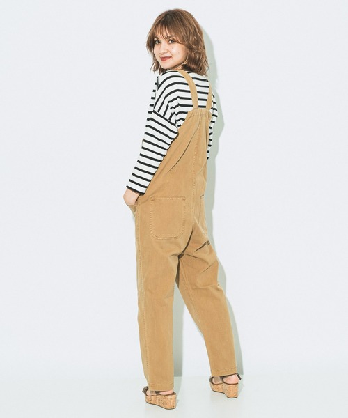 「JACK & MARIE」 オーバーオール「UNIVERSAL OVERALLコラボ」 FREE オリーブドラブ レディース_画像8