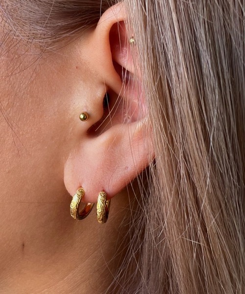 IRIEBEACH（アイリービーチ） ピアス MINI hoop pierce/「ハワイアン