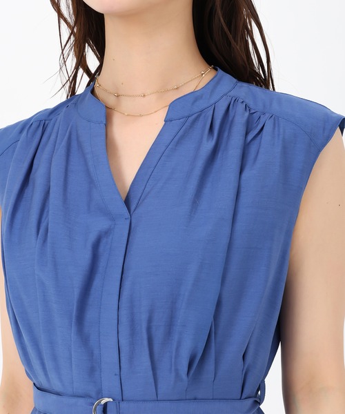 「MISCH MASCH」 ノースリーブワンピース M オレンジ レディース_画像7