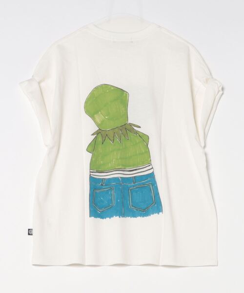 「Little sunny bite」 半袖Tシャツ M ブラック レディース_画像2