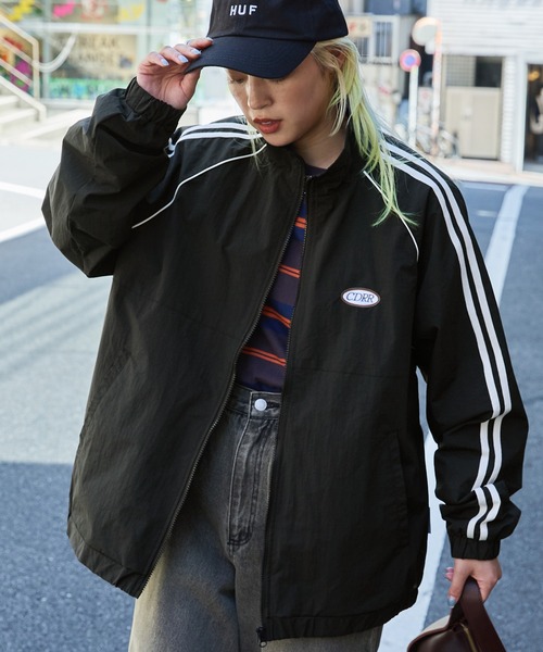 「MONO-MART」 「CODDERR」ナイロンブルゾン L ブラック メンズ_画像9