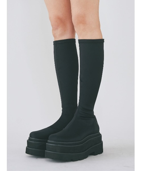 Darich（ダーリッチ） ロングブーツ M ブラック レディース : ZOZOTOWN