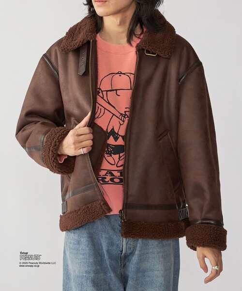 SHIPS（シップス） ブルゾン アウター BENCH MARKING SHIRTS: フェイク