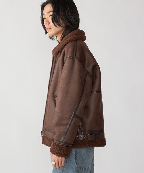 SHIPS（シップス） ブルゾン アウター BENCH MARKING SHIRTS: フェイク