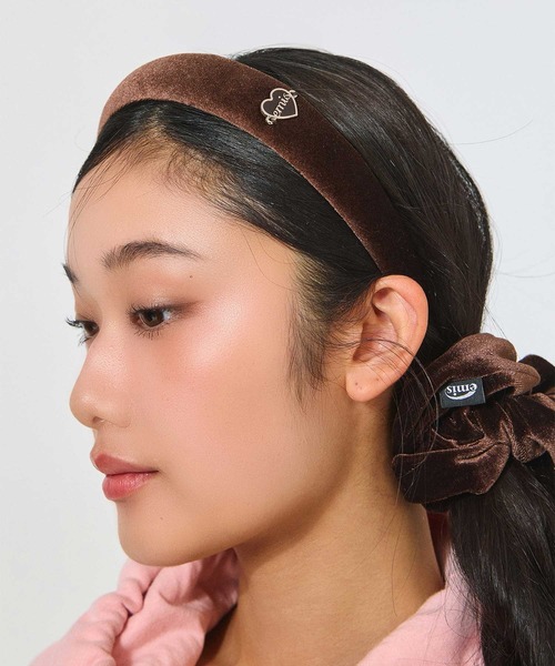 emis ヘアバンド HEART LOGO PENDANT HAIRBAND : ZOZOTOWN Yahoo!店