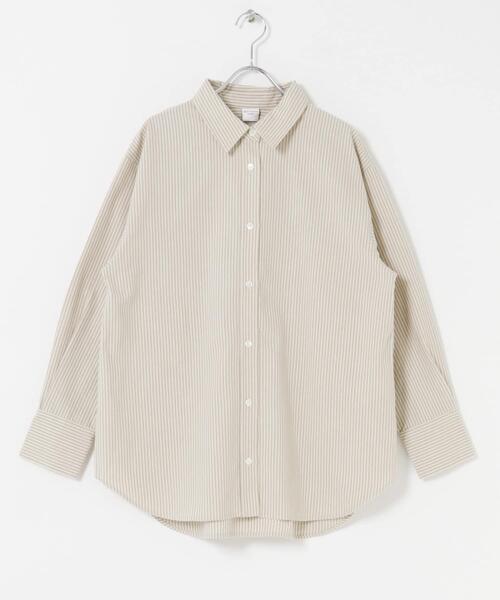 新品　プランテーション　ゆったりコットンシャツ　ホワイト URBAN RESEARCH DOORS（アーバンリサーチドアーズ） ブラウス シャツ