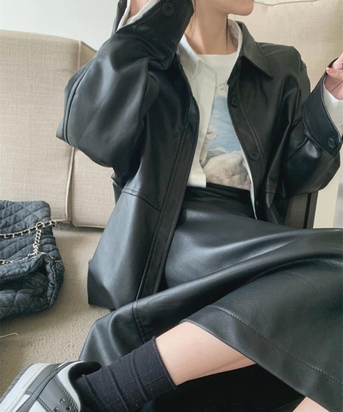 「Chaco closet」 「inolve」ジャケット FREE ブラック レディース_画像9