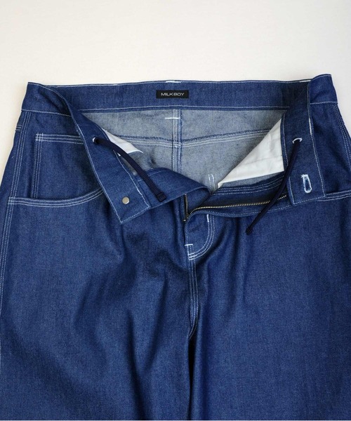 ワイドパンツ パンツ PICNIC ショートパンツ レディース メンズの画像