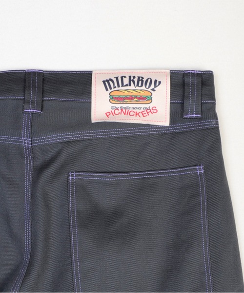 ワイドパンツ パンツ PICNIC ショートパンツ レディース メンズの画像