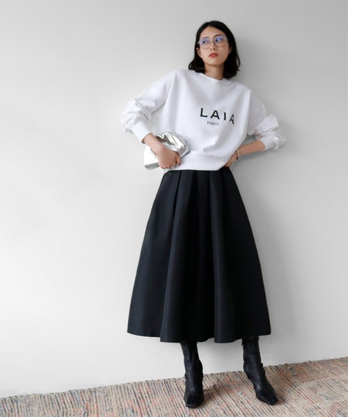 ELFRANK フレアスカート FREE ブラック レディース : ZOZOTOWN Yahoo