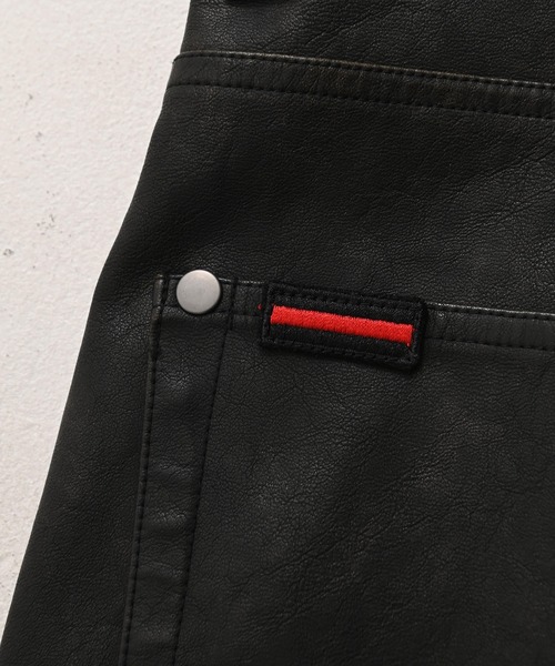 FUBU（フブ） ワイドパンツ パンツ ブランド Leather Baggy Pants