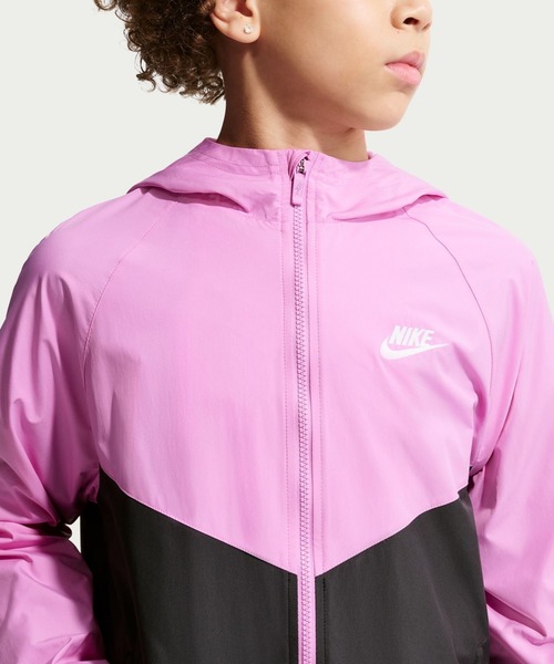 ブルゾン ジャンバー アウター ナイキ NIKE ナイキ YTH NSW RPL WR フーディジャケット キッズ 子供服の画像