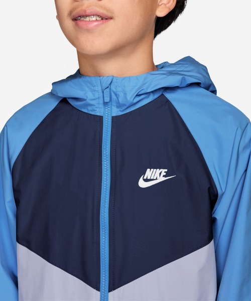 ブルゾン ジャンバー アウター ナイキ NIKE ナイキ YTH NSW RPL WR フーディジャケット キッズ 子供服の画像