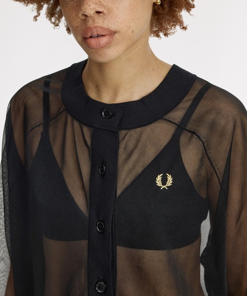 FRED PERRY（フレッドペリー） ニット セーター Sheer Cardigan