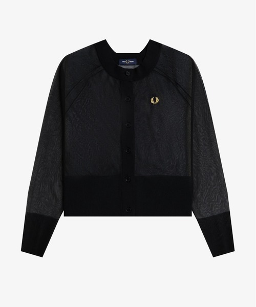 FRED PERRY（フレッドペリー） ニット セーター Sheer Cardigan