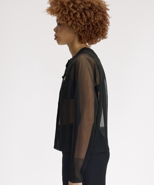 FRED PERRY（フレッドペリー） ニット セーター Sheer Cardigan