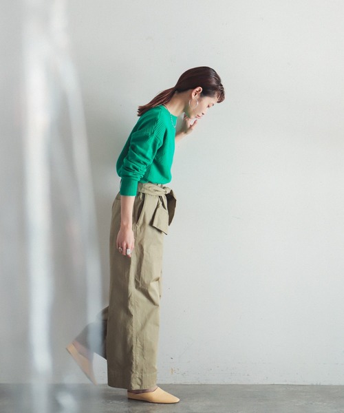 「FIL DE FER」 長袖ニット FREE パープル レディース_画像3