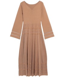 「EIMY ISTOIRE」 長袖ワンピース FREE ピンク レディースの画像6