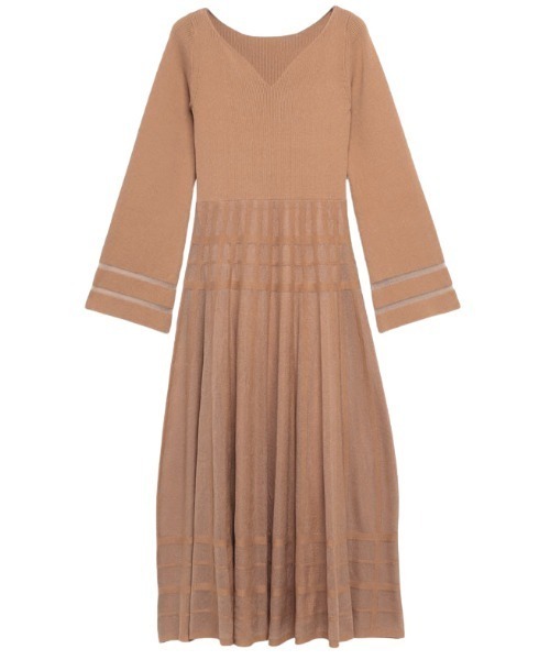 「EIMY ISTOIRE」 長袖ワンピース FREE ピンク レディース_画像6