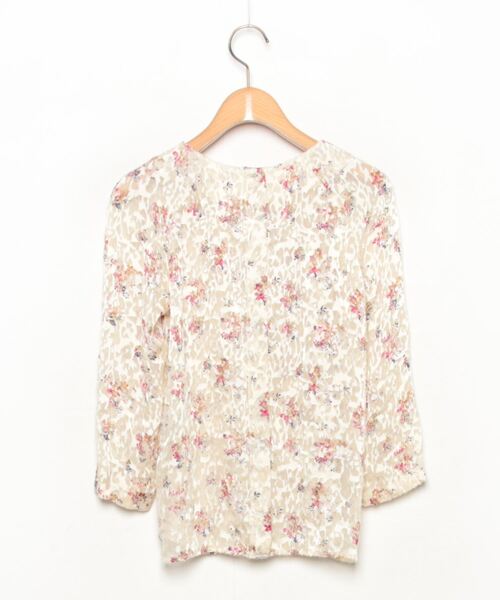 「SEE BY CHLOE」 7分袖ブラウス - ベージュ レディース_画像2