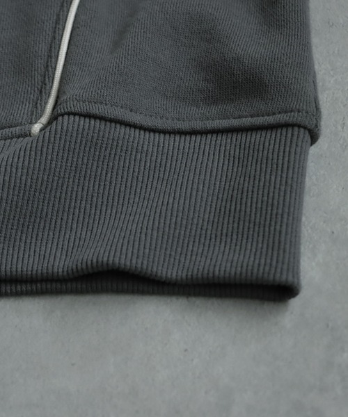 「antiqua」 ジップアップパーカー ONESIZE ブラック レディース_画像2