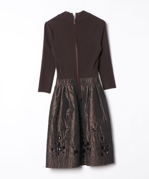 FOXEY BOUTIQUE 「FOXEY BOUTIQUE」 ドッキングワンピース 38 ブラウン 