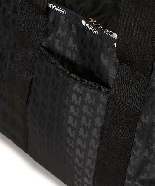 トートバッグ MSGM LG BOAT TOTE ボートトートブラックジャカード レディースの画像