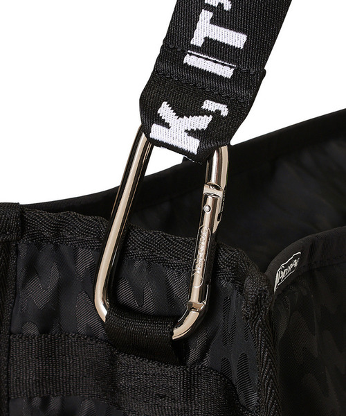 トートバッグ MSGM LG BOAT TOTE ボートトートブラックジャカード レディースの画像