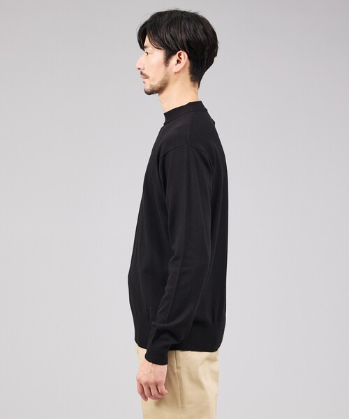 「ABAHOUSE GRAY」 長袖ニット 46 グリーン メンズ_画像3