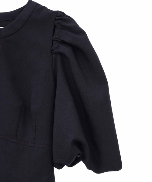 「31 Sons de mode」 半袖ワンピース 36 クリーム レディース_画像7