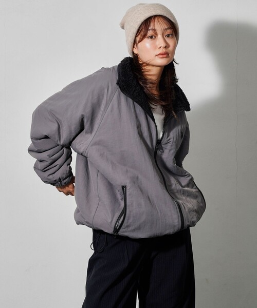 「U.S. POLO ASSN.」 ブルゾン MEDIUM グレー メンズの画像