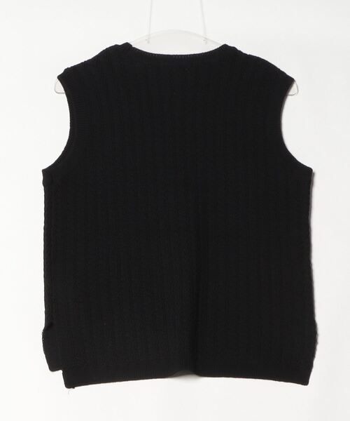 「BEAUTY&YOUTH UNITED ARROWS」 ノースリーブニット FREE ブラック レディース_画像2