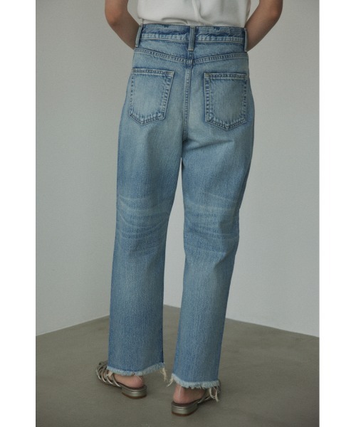 「BLACK BY MOUSSY」 デニムパンツ 24inch ライトブルー レディース_画像4