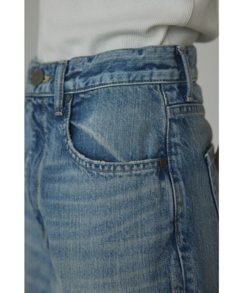 「BLACK BY MOUSSY」 デニムパンツ 24inch ライトブルー レディース_画像8