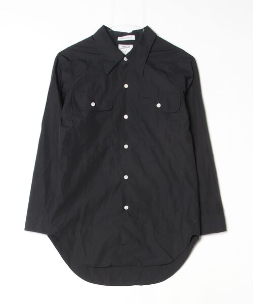 MADISON BLUE カジュアルシャツ レディース MADISON BLUE（マディソンブルー） 長袖シャツ X-SMALL ブラック