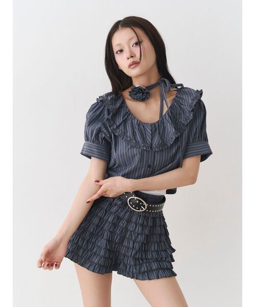 jouetie（ジュエティ） パンツ ティアードショートパンツ レディース