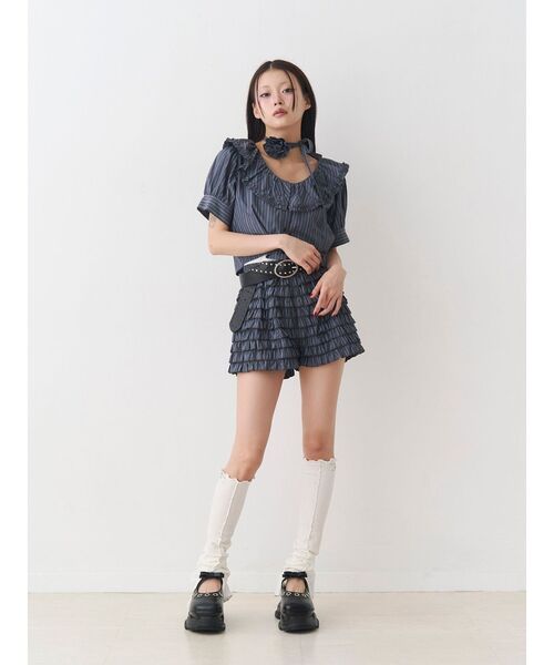jouetie（ジュエティ） パンツ ティアードショートパンツ レディース