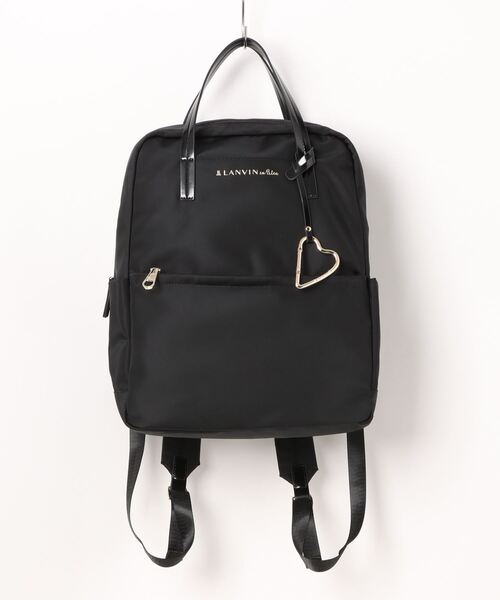 LANVIN en Bleu 「LANVIN Bleu」 リュック FREE ブラック レディース