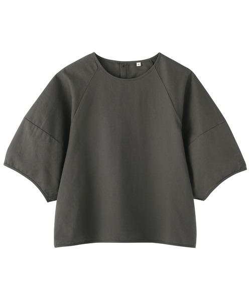 MUJI Labo ブラウス シャツ 半袖 「MUJI Labo」婦人 和紙混バスケット
