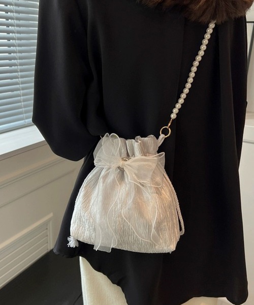 「shopnikoniko」 ショルダーバッグ フリー ブラック レディース_画像6