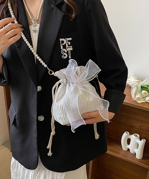 「shopnikoniko」 ショルダーバッグ フリー ブラック レディース_画像7