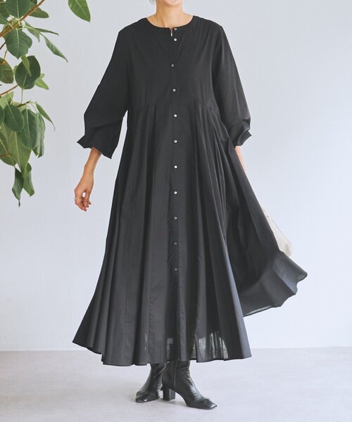 「BEARDSLEY」 長袖ワンピース 0 ブラック レディース