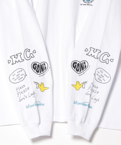 「Mark Gonzales」 長袖Tシャツ M ブラック メンズ_画像2