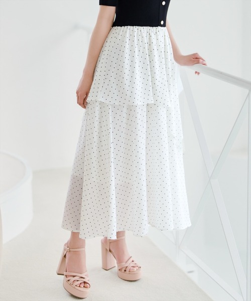 WILLSELECTION（ウィルセレクション） ワンピース 半袖 アシメ 