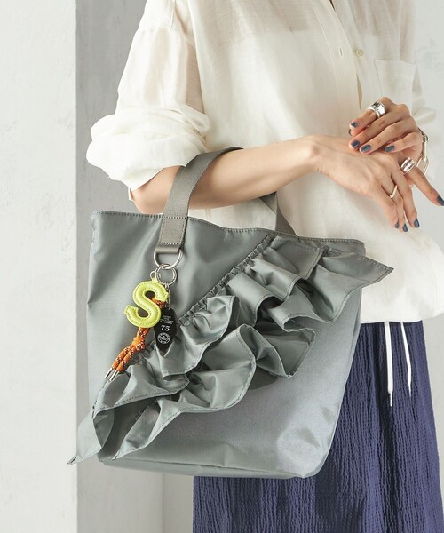 「SHIPS」 2WAYバッグ ONE SIZE グレー レディース_画像8