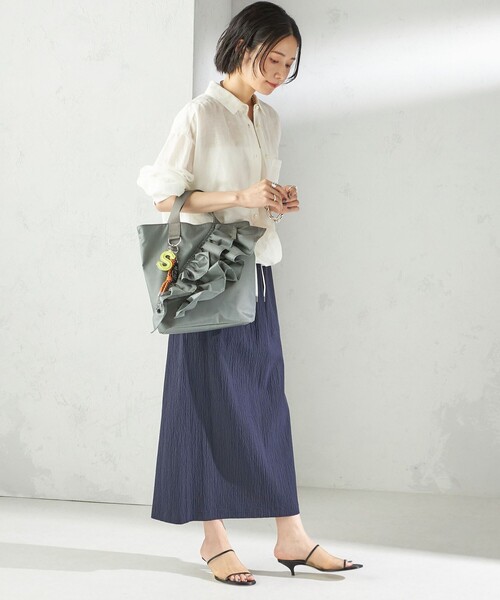 「SHIPS」 2WAYバッグ ONE SIZE グレー レディース_画像9